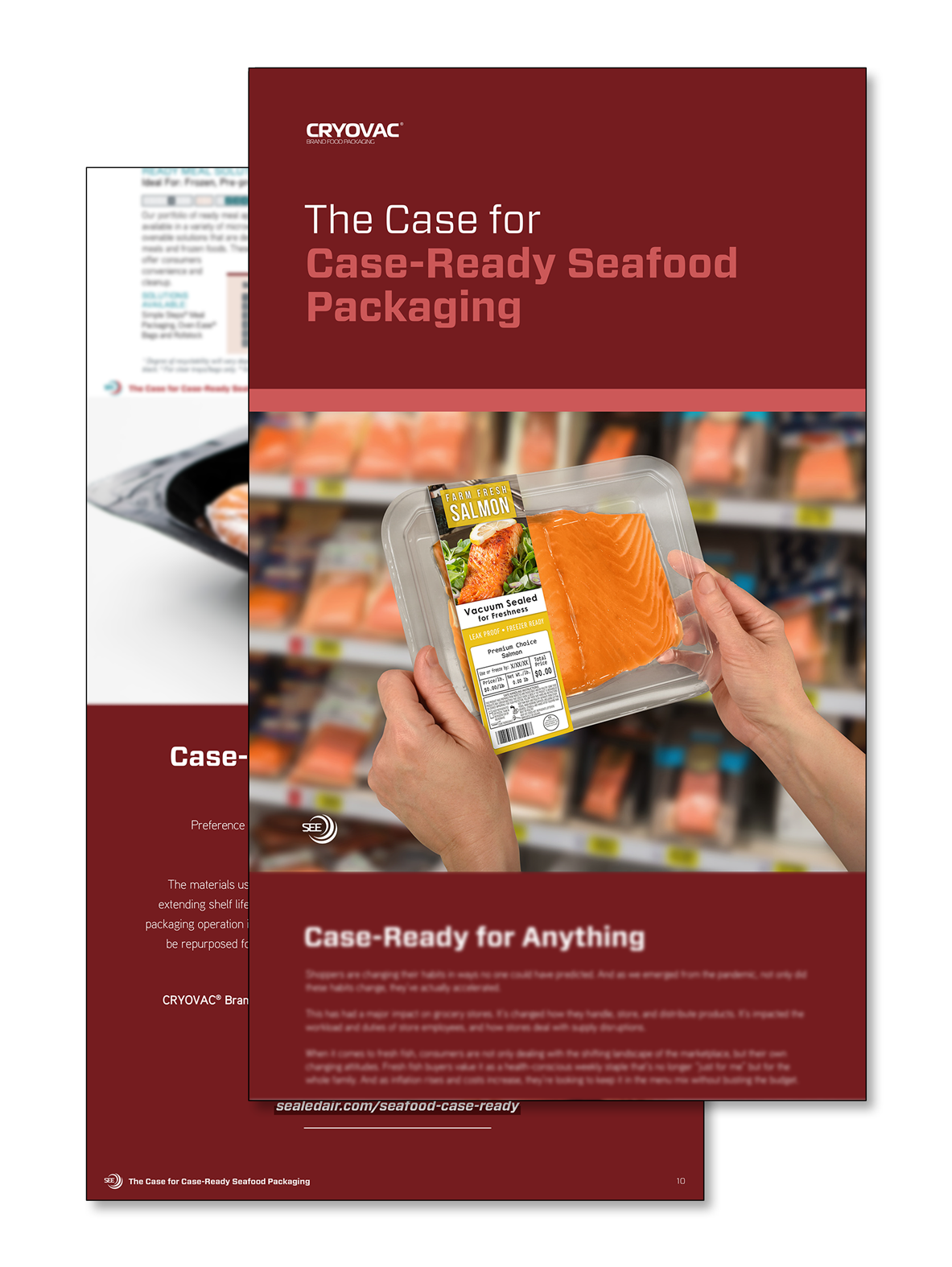 thumbnail of the case for case-ready seafood packaging
