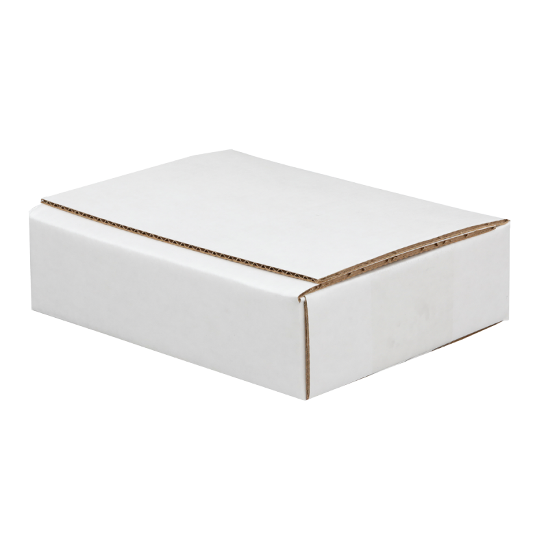 e-cube white corrugated box