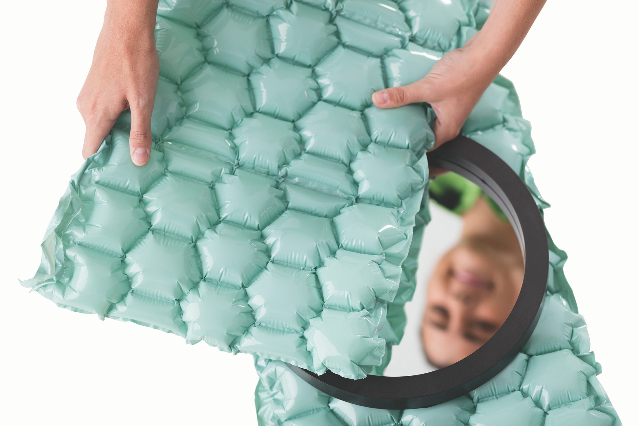 recycled inflatable cushioning
