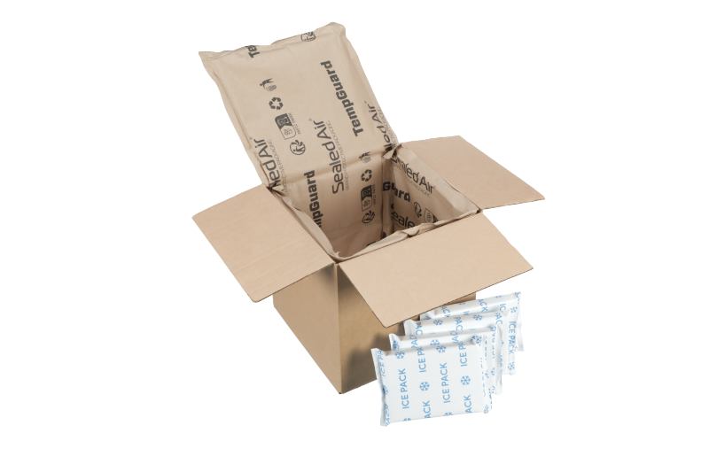 tempguard box liner with gel packs