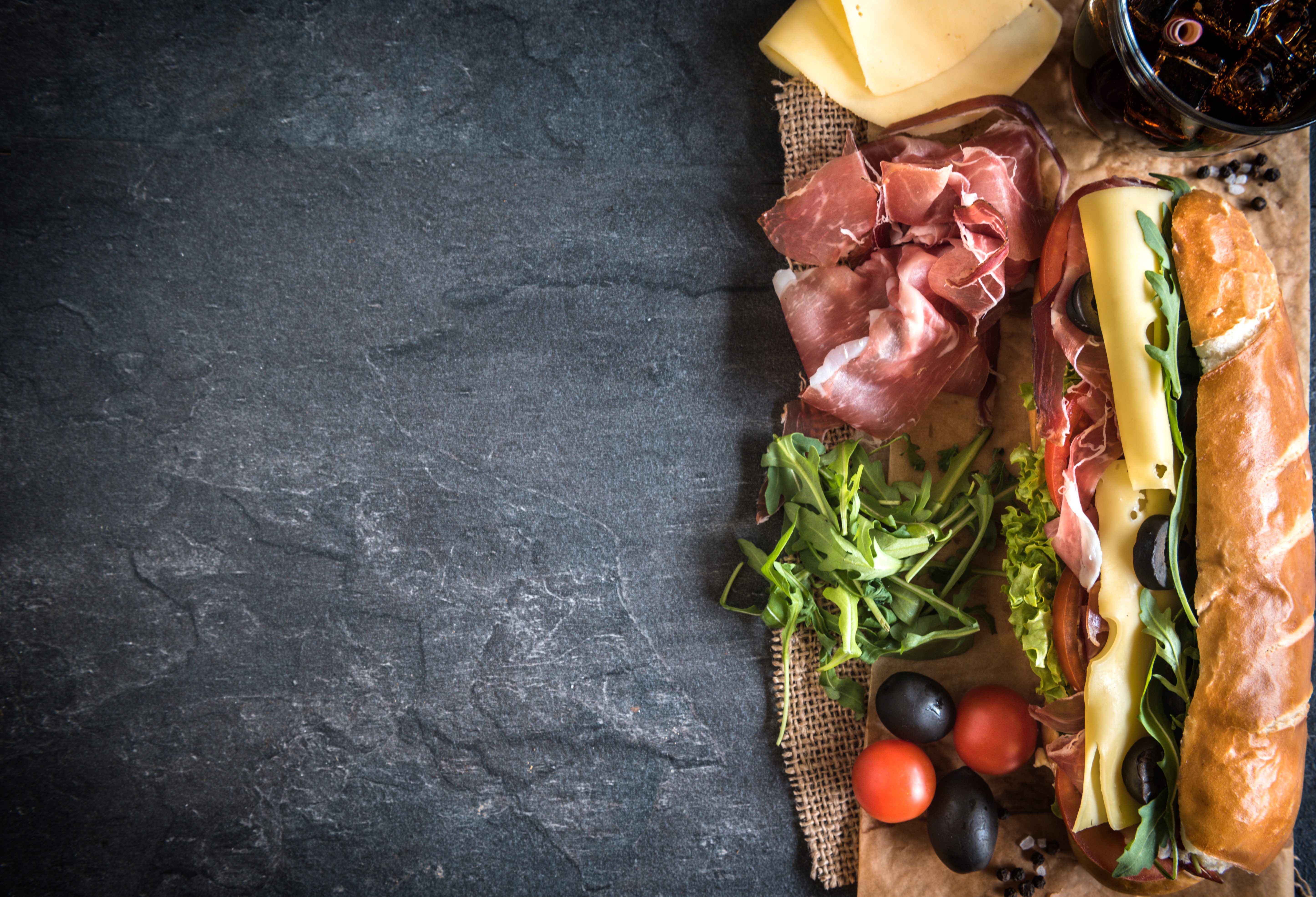 Fresh food ready to be packaged in easy-open shrink bags