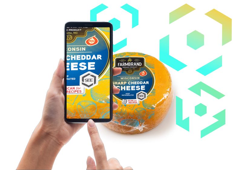 Scan cheese with mobile phone