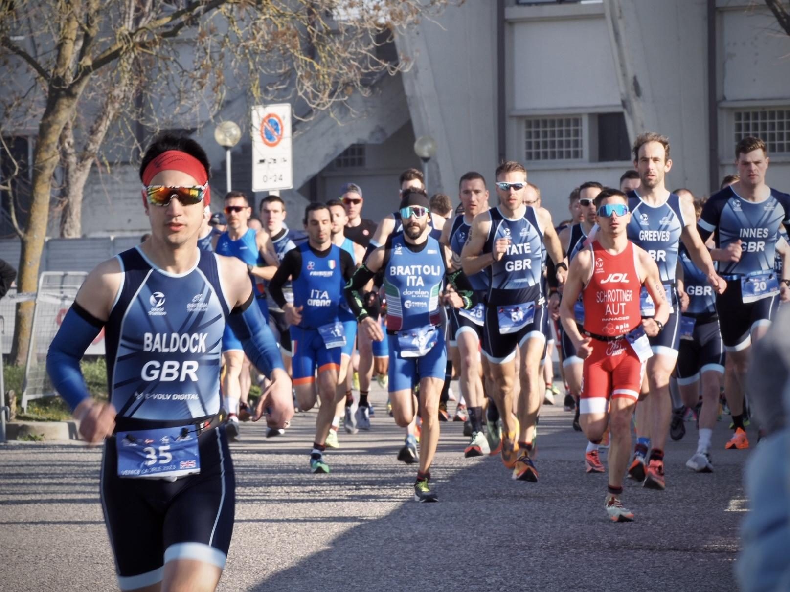 matt baldock racing to the finish line