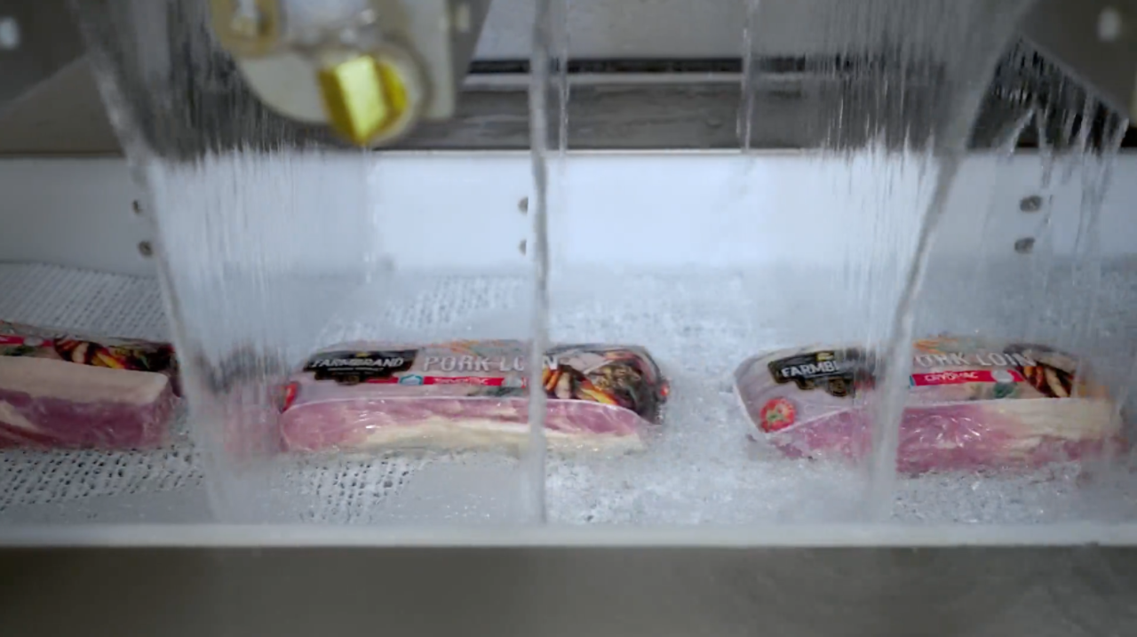 tc200 autochill product line with water