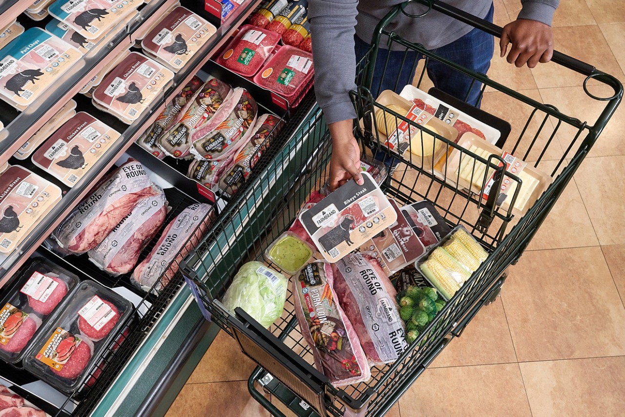 Meat case
