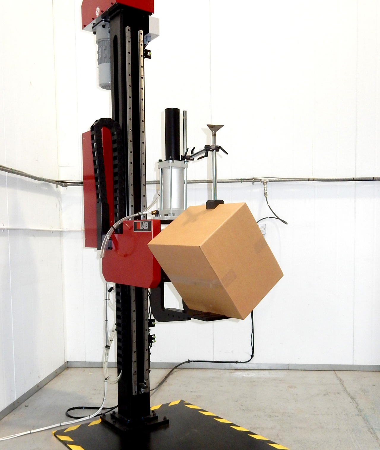 performance testing box dropper machine