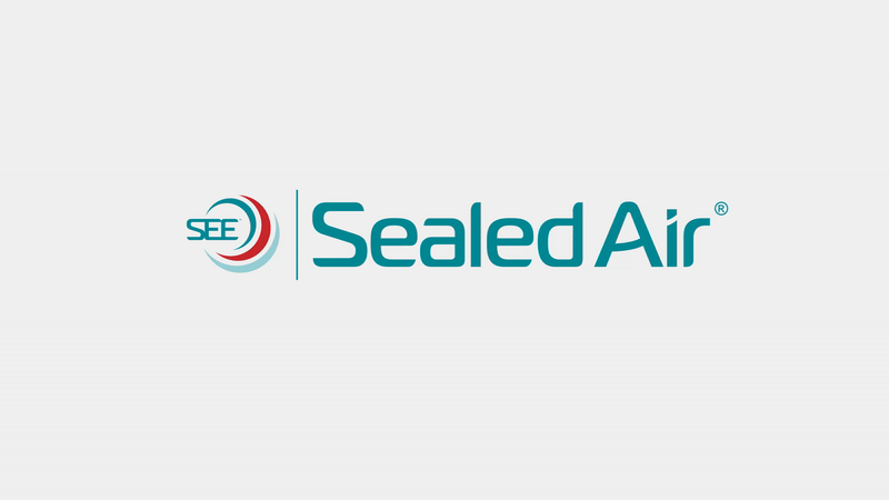 Sealed Air to SEE brand logo transition animation